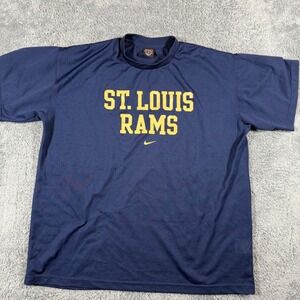 Nike Team St Louis Rams NFL Football Mech‎ T shirt Lightweight  Men's Size XL